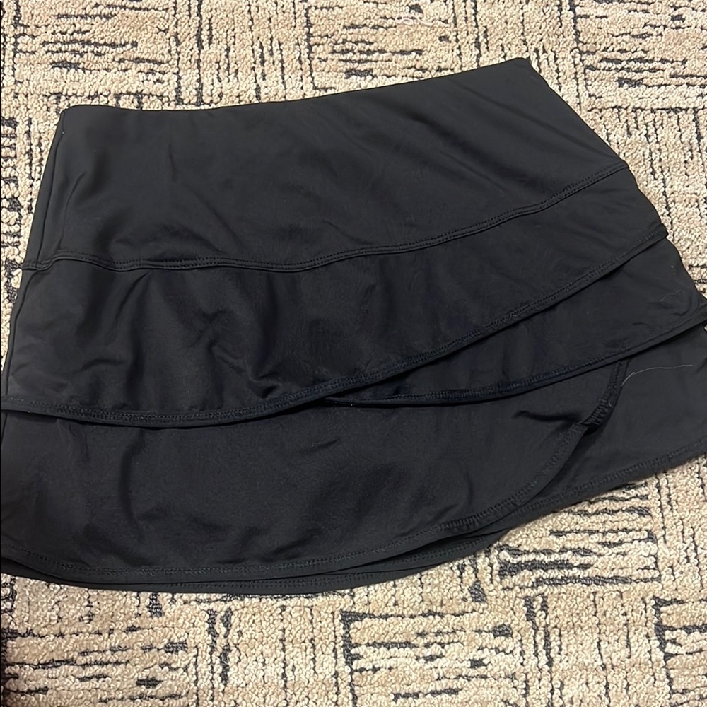 Black Layered Women's Skirt